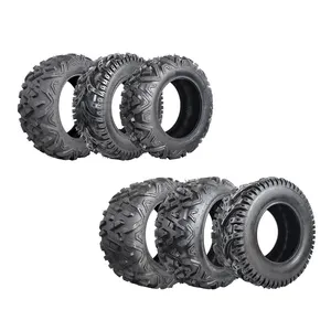 26x9-14 Avant et 26x11-14 Arrière Tubeless hors route véhicule ensembles de pneus ATV/utv pneus boue Bogging pneus