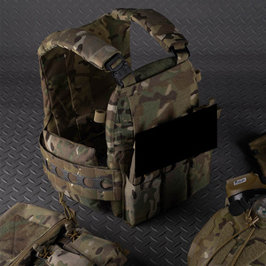 Gilet tactique à libération rapide V5 PC avec système de fermeture éclair multifonctionnel <span class=keywords><strong>MOLLE</strong></span> au dos, camouflage - Product Image 2