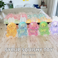 Jouet Squishy Anti-Stress en PU Sucré, Balle à Presser pour Bébé 0-24 Mois, Vente en Gros Usine