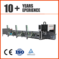 Machine de découpe laser à alimentation automatique haute vitesse pour tubes, Raycus, robuste, en acier inoxydable, commande CNC, Cypcut, refroidissement par eau, 5 axes, IA, BMP