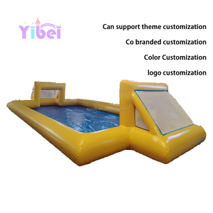 Campos de Fútbol de Aire <span class=keywords><strong>Cerrado</strong></span> de PVC de Alta Calidad, Duraderos, para Interiores y Exteriores, Parques Acuáticos con Soporte de Ventilador, Personalizables - Product Image 2
