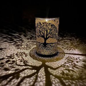 เครื่องฉายศิลปะทำจากเหล็กพลังงานแสงอาทิตย์ไฟตกแต่งบรรยากาศระเบียงลานบ้านสวนแนวคิดเชิงศิลปะ - Product Image 5