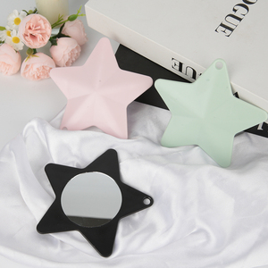 New <span class=keywords><strong>Star</strong></span> Shaped mini nhựa nhỏ gọn Pocket trang điểm cầm tay gương mỹ phẩm Gương cho phụ nữ Cô Gái Đi du lịch với lỗ treo - Product Image 3