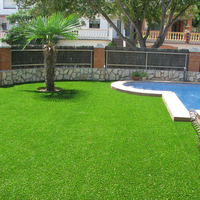 Herbe artificielle à double tonalité de 40mm de qualité professionnelle pour l'arrière-cour mettant des verts et des mini terrains de golf