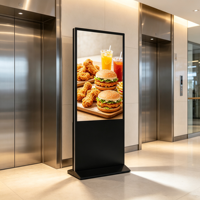 Máquina de Publicidad Digital Vertical de 43 Pulgadas con Audio Estéreo Integrado, WiFi, Red en la Nube y Sistema de Gestión Remota