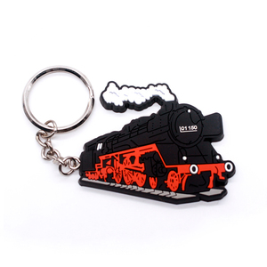 Chất lượng cao tùy chỉnh thư mềm cao su Keyring làm cho cao su <span class=keywords><strong>Keychain</strong></span> với chuỗi - Product Image 3