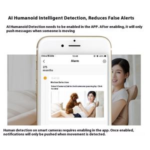 VIDEW 3MP Wireless per interni Smart Home scheda di monitoraggio fotocamera con visione notturna di rilevamento del movimento accessori di sicurezza a infrarossi - Product Image 4