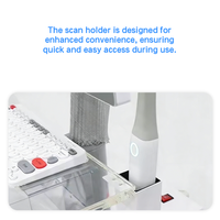 Scanner intra-oral 3D tout-en-un avancé sur chariot mobile avec batterie longue durée UPS, écran tactile HD, compatible multi-consultations et Windows 11