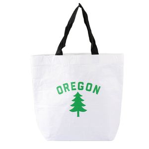 Sac de courses écologique en RPET non tissé, sac fourre-tout recyclé imprimé sur mesure pour cadeau promotionnel et vente au détail - Product Image 6