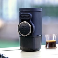 Machine à café portable à pression manuelle pour l'extérieur, camping, capsules, café en poudre, maison, voyage, petite machine à expresso