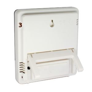 RONGCE大型液晶デジタル室内温度計湿度計24時間測定電池式壁掛けプラスチック時計 - Product Image 5