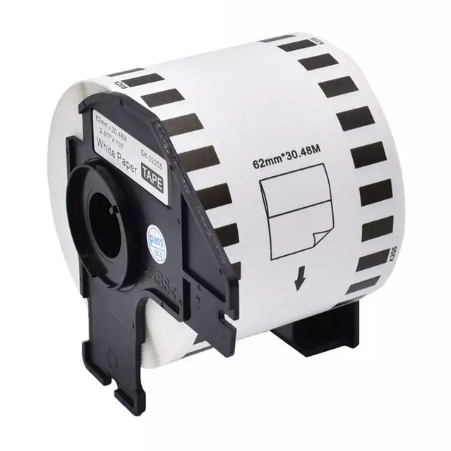 Compatible Brother DK-22205 Roll Tape DK22205 Thermal Paper Label Printer DK Rolls 62mm X 30.48m