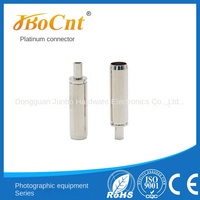Connecteur de batterie mâle en laiton plaqué or Jbocnt, courant nominal 10A, IP67, type banane, pour lanterne (Fleur)