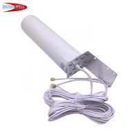 Antenne externe LTE pour extérieur avec câble double coulissant de 5 m, gain de 10-12 dBi, VSWR <1,5, connecteur CRC9/TS9 pour routeur modem 3G 4G