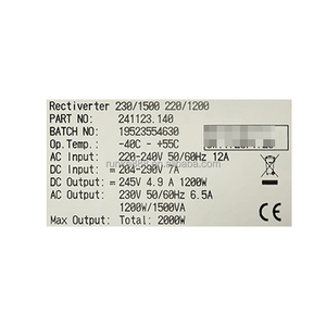 Système d'alimentation Eltek 241123.140 1200 W Redresseur et onduleur Appareil à trois ports Alimente simultanément les charges AC et DC <span class=keywords><strong>Rectiverter</strong></span> - Product Image 6