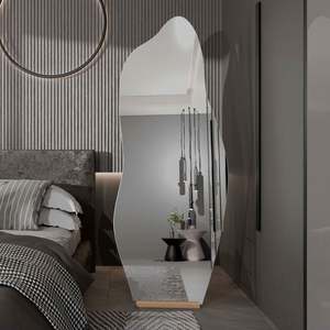 2025 tendencia estilo moderno personalizado luz LED espejo de baño antivaho pared decorativa IRREGULAR muebles de sala de estar - Product Image 6