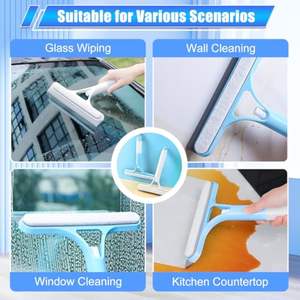 Cepillos de Limpieza Profesionales para el Hogar al por Mayor de Fábrica, Fabuloso Raspador de Vidrio de Silicona para Limpiar Espejos de Baño y Ventanas - Product Image 6