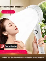 Douche à main pressurisée turbocompressée pour hôtels écologiques, appartements, cuisines, salles de sport et usage extérieur - Débit réglable, économie d'eau