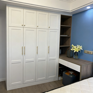 Armario de Dormitorio con Solución de Almacenamiento Integrada, Diseño Moderno y Minimalista, Cajones Adicionales, Suministro de Fábrica - Product Image 2