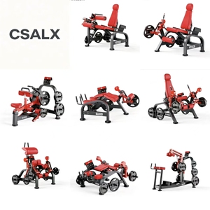 Máquina de extensión de piernas <span class=keywords><strong>Panatta</strong></span> Steel Split-Action, equipo de fitness estilo estudio para entrenamiento de pantorrillas sentado y flexiones de isquiotibiales acostado. - Product Image 1
