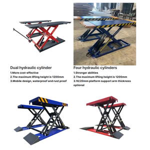 Lift Mobil Gunting Portabel 3000kg/3500kg/4000kg dengan Silinder Hidrolik 1.2m/1.4m 110v/220v/380v untuk Garasi Rumah - Product Image 2