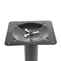 Pieds de table en fer de style industriel noir, pour restaurant, hôtel, table basse