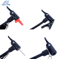 Gonfleur de vélo, mini-cylindre à air haute pression portable pour vélo de montagne, méthode de bouche américaine, bouche générale