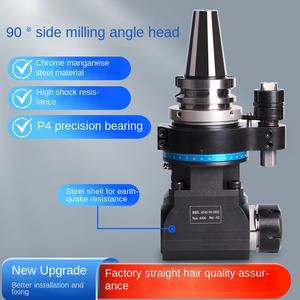 Centro di lavorazione BT50-ER32 BT40 personalizzabile con testa ad angolo retto 90 gradi testa di fresatura laterale per l'elaborazione del supporto OEM - Product Image 3