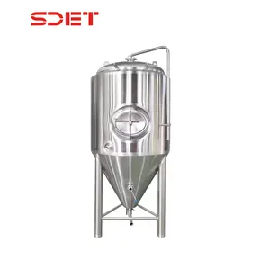 Réservoir de Fermentation de bière allemand, 500l, faux fond, équipement de brassage de bière, réfrigération