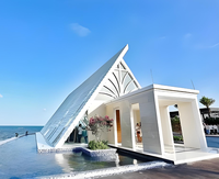 Salle de mariage et entrepôt préfabriqués en structure acier moderne, résistance au vent élevée et durée de vie de 50 à 70 ans