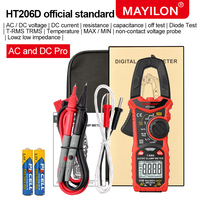Mestek MAYILON — pince outil de diagnostic de voiture, multimètre avec True RMS, haute précision, condensateur de haute précision NCV Ohm Hz