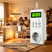 Termostato sin Cables con Válvula Mezcladora Termostática para Uso en Hoteles y Apartamentos, Fácil Instalación que Evita Daños en la Pared