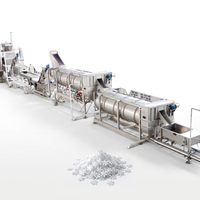Ligne de production industrielle de flocons de pommes de terre, système de transport pneumatique pour la fabrication continue de flocons déshydratés