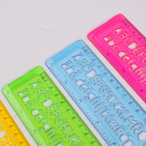 Righello ABC da 30cm all'ingrosso con Logo personalizzato di qualità Premium per forniture di cancelleria scolastica per bambini 1 regola per pc - Product Image 5