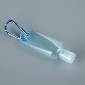 15/415คอCustom 30Ml 1OzพลาสติกPETGแขวนHand SanitizerเจลขวดCarabinerพวงกุญแจคลิปและฝาพับ - Product Image 4