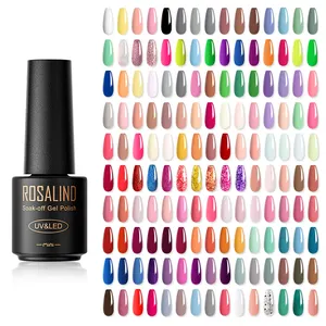 Rosalind chuyên nghiệp tùy chỉnh bán buôn 379 màu ngâm tắt lâu dài tốt nhất UV Led Gel Sơn móng tay cho Nail Salon Nhà cung cấp