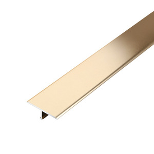 Aluminum Alloy T-Shaped Strip Wood Flooring L-Shaped Edge Trim Strip Decorative Threshold Trim Strip Flooring Accessories - Product Image 1