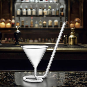 <span class=keywords><strong>Verre</strong></span> à Martini Spirale Créatif <span class=keywords><strong>avec</strong></span> <span class=keywords><strong>Paille</strong></span> <span class=keywords><strong>Intégrée</strong></span>, <span class=keywords><strong>Verre</strong></span> à Cocktail Unique et Connecté, Vaisselle de Fête Amusante - Product Image 4