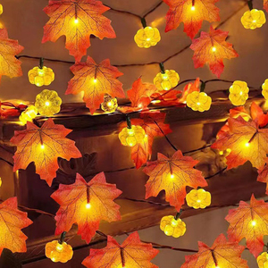 Sécurité LED Halloween <span class=keywords><strong>Citrouille</strong></span> Lanterne Cordes Fantôme Festival Chapeau Décoratif <span class=keywords><strong>Citrouille</strong></span> Fantôme Crâne Lanternes <span class=keywords><strong>Feuille</strong></span> D'érable Halloweek's - Product Image 1