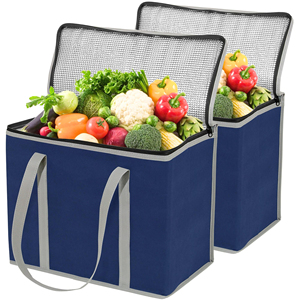 Reusable Insulated Grocery Bag Leak Proof X Large Cooler Bag Insulated Shopping Bags for Groceries Travel Cooler Bag - Product Image 2