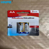 Promotion HNPE - Vente en gros de lecteurs MP3 - Pile électrique alcaline non rechargeable - AA LR6 1,5 Volt - Pile au carbone - Jouets - CE