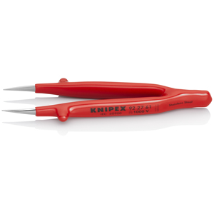 KNIPEX 92 27 61 แหนบปลายแหลมแบบหุ้มฉนวน 125 มม. - Product Image 1