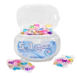 Manufacturer Wholesale OEM ODM Bulk Disposable Liquid <b>Gel</b> 5in1Laundry Detergent Capsules Pods Stain <b>Removal</b> Soap Washing Clothes - Product Image 4