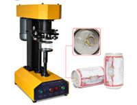 Machine de scellage semi-automatique Yujun TDFJ-160 pour canettes de boissons, fermeuse de boîtes de conserve, machine de fermeture de canettes