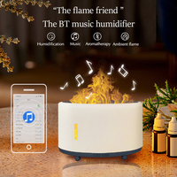 Humidificateur d'air à flamme volcanique, huile essentielle pour la maison et le bureau, diffuseur d'arôme électrique, humidificateur de bureau, aromathérapie, nouveauté 2023