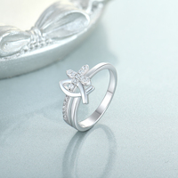 Bague chrétienne femmes christianisme foi catholique jésus 925 en argent Sterling étanche multicolore croix anneau bijoux