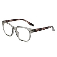 Nouvelle conception de lunettes d'ordinateur avec montures transparentes en Tr90, blocage de la lumière bleue, filtre anti-lumière bleue, lunettes