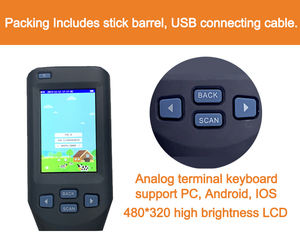 장거리 134.2kHz <span class=keywords><strong>RFID</strong></span> 소 리더 <span class=keywords><strong>RFID</strong></span> 동물 스캐너 ID 태그 Lettore 농장 귀 태그에 대한 긴 스틱 핸드 헬드 리더 - Product Image 4