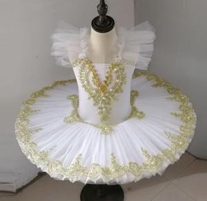 Ecoparty Tutú <span class=keywords><strong>de</strong></span> Ballet Clásico Profesional para Adultos y Niños, Tutú Blanco Tipo Pancake, <span class=keywords><strong>Disfraz</strong></span> <span class=keywords><strong>de</strong></span> <span class=keywords><strong>Bailarina</strong></span> para Fiesta, Vestido <span class=keywords><strong>de</strong></span> Ballet para Niñas - Product Image 2