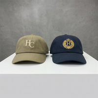 Gorra Deportiva Personalizada con Logotipo Bordado en 3D, Gorra de Béisbol de 6 Paneles con Visera Curva, Gorra de Béisbol de Algodón, Gorra Tipo Dad Hat
